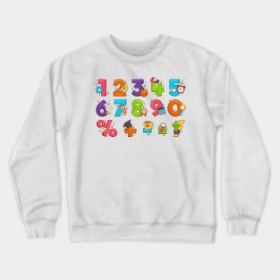 Mathematical Symbols Crewneck Sweatshirt